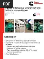 Impacto de La Carga y Dimensionamiento Del Generator Con Gensize PDF