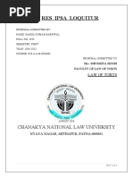 Res Ipsa Loquitur: Chanakya National Law University