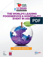 The World'S Leading Foodservice & Hospitality Event in Asia: Secure Your Space Now!