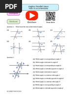 Corbett Maths Angles Parallel Lines