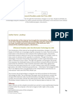 Offences & Penalties Under The IT Act, 2000