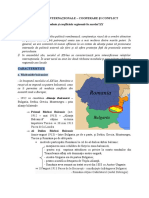 România Și Conflictele Regionale În Secolul XX - Lectie