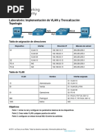 3.6.2 Lab - Implement Vlans and Trunking - Es XL