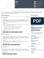 Pillar Sketch Resume Template PDF Preview PDF