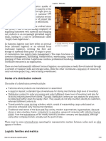 Nodes of A Distribution Network: A Forklift Stacking A Logistics Provider's Warehouse of Goods On Pallets