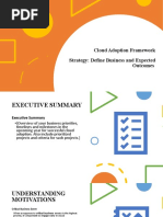 Cloud Adoption Framework - Strategy 