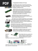 Componentes Internos de La Computadora