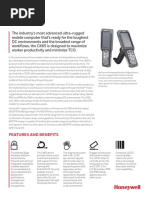 Hoja de Especificaciones Honeywell CK65