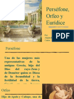 Perséfone, Orfeo y Eurídice