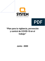 Plan para La Vigilancia, Prevención y Control de COVID-19 en El Trabajo QSYSTEM Mail PDF