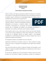 Control Interno en Auditoria de Sistemas Anàlisis de Caso