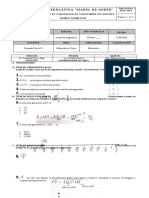 Diagnostico Matemática Décimo 2020-2021