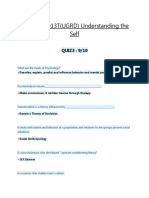 GE-6100-2013T (UGRD) Understanding The Self: QUIZ3: 9/10