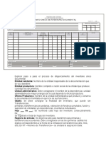 Explicar Paso A Paso El Proceso de Diligenciamiento Del Inventario Único Documental