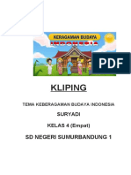 Kliping Keanekaragaman Budaya Indonesia