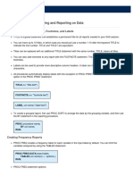 Module Summary: Analyzing and Reporting On Data: Enhancing Reports With Titles, Footnotes, and Labels