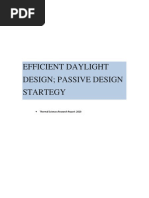 Efficinet Daylight Design Study-Passive Design Strategy Paper