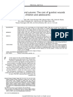 Guns, Scalpels, and Sutures: The Cost of Gunshot Wounds in Children and Adolescents