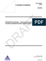 Uganda Standards Template - DUS - ISO - IEC - 27003