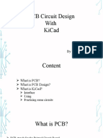 PCB Circuit Design With Kicad: by Pyae Phyo Paing