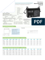 Sealed Lead-Acid Battery: Specification