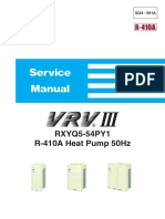 Si34-601A - VRVIII - RXYQ5-54PY1 - R-410A Heat Pump 50Hz - Service Manuals - English