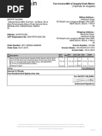 Tax Invoice/Bill of Supply/Cash Memo: (Triplicate For Supplier)