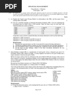 4 Financial Management Questions Nov Dec 2019 PL PDF