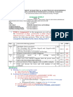 Department of Electrical & Electronics Engineering: WEEK-4, Assignment-4