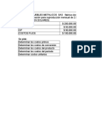 Excel Costos Primos y de Conversion