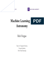 Machine Learning For Astronomy: Rob Fergus