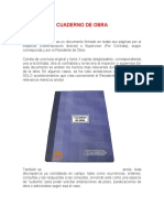 Cuaderno de Obra