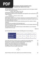 Chemistry Take-Home Test-Set A, 2020. Answer All Questions. Q. 1 Solid Sodium Carbonate Reacts With Aqueous Hydrochloric Acid To Form Aqueous Sodium