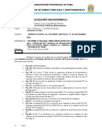 Memorandum #024 - Levantamiento de Observaciones - Plaza de Armas.