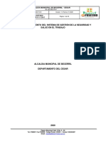 Plan de Mejoramiento Del Sistema de Gestion de Seguridad y Salud en El Trabajo SGSST Positivo