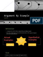 Argument by Example