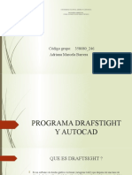 Programa Drafstight y Autocad Power Point