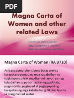 Magna Carta of Women and Other Related Laws