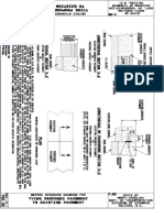 Tying Proposed Pavement To Existing Pavement