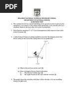 Hillcrest National Technical Secondary School Department of Natural Sciences As Revision Test