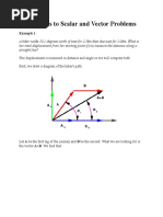 Solutions To Scalar and Vector Problems