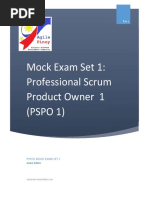 PSPO1 - MockExams (SET1) - NO PASS PDF