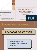 Management Accounting: Product & Service Costing