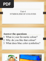 Unit-4 Symbolism of Colours