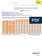 Tabela Sul América - Até 29 Vidas - Compulsória - Com Coparticipação