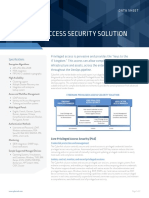 Privileged Access Security Data Sheet PDF