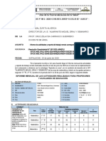 Nuevo Formato de Informe Mensual de Las Actividades Realizadas para Profesores y Auxiliares de Educación