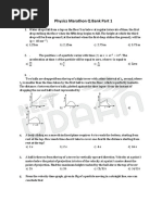 Physics Marathon Q Bank Part 1