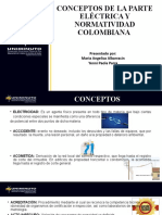 DIAPOSITIVAS UNIMINUTO Conceptos y Normatividad de La Parte Electrica