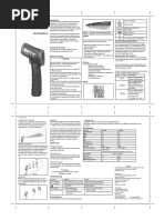 Termometro IR UT300B PDF